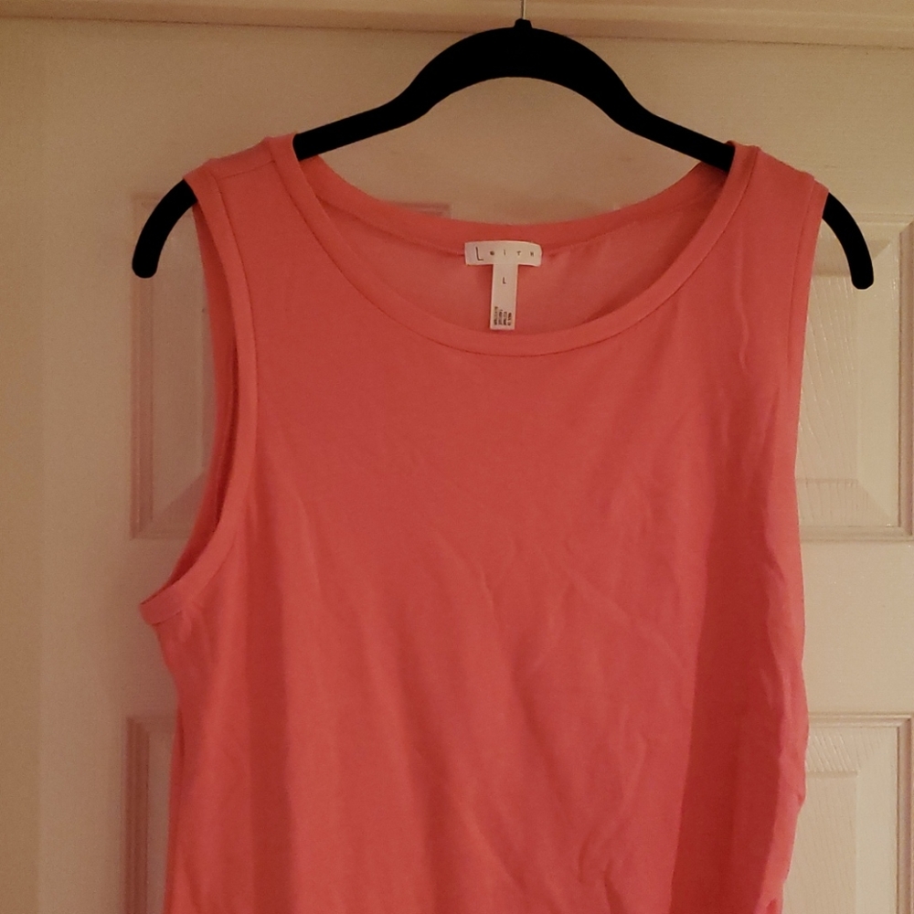 Pink Fitted one piece Dress